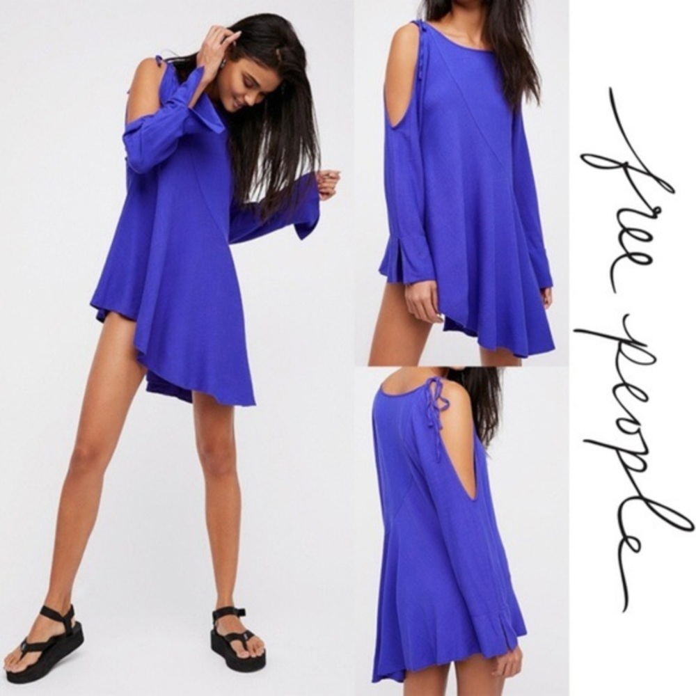 NWT Free People Clear Skies Tunic XS Violet Purple
